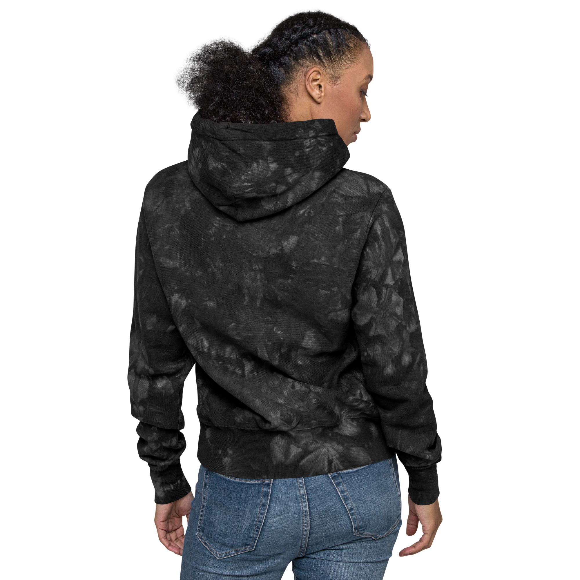 Unisex Champion tie-dye hoodie - Image 7