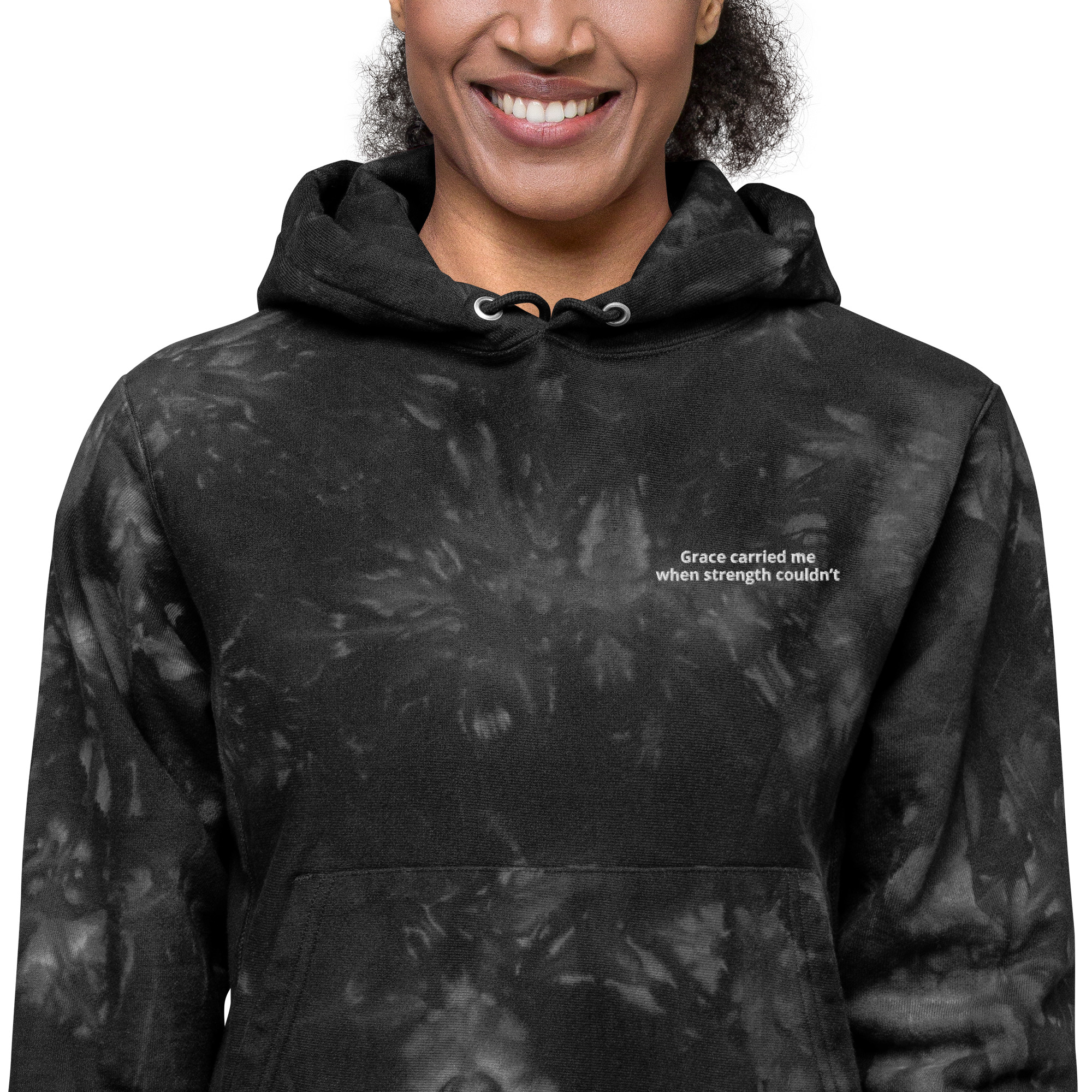 Unisex Champion tie-dye hoodie - Image 2