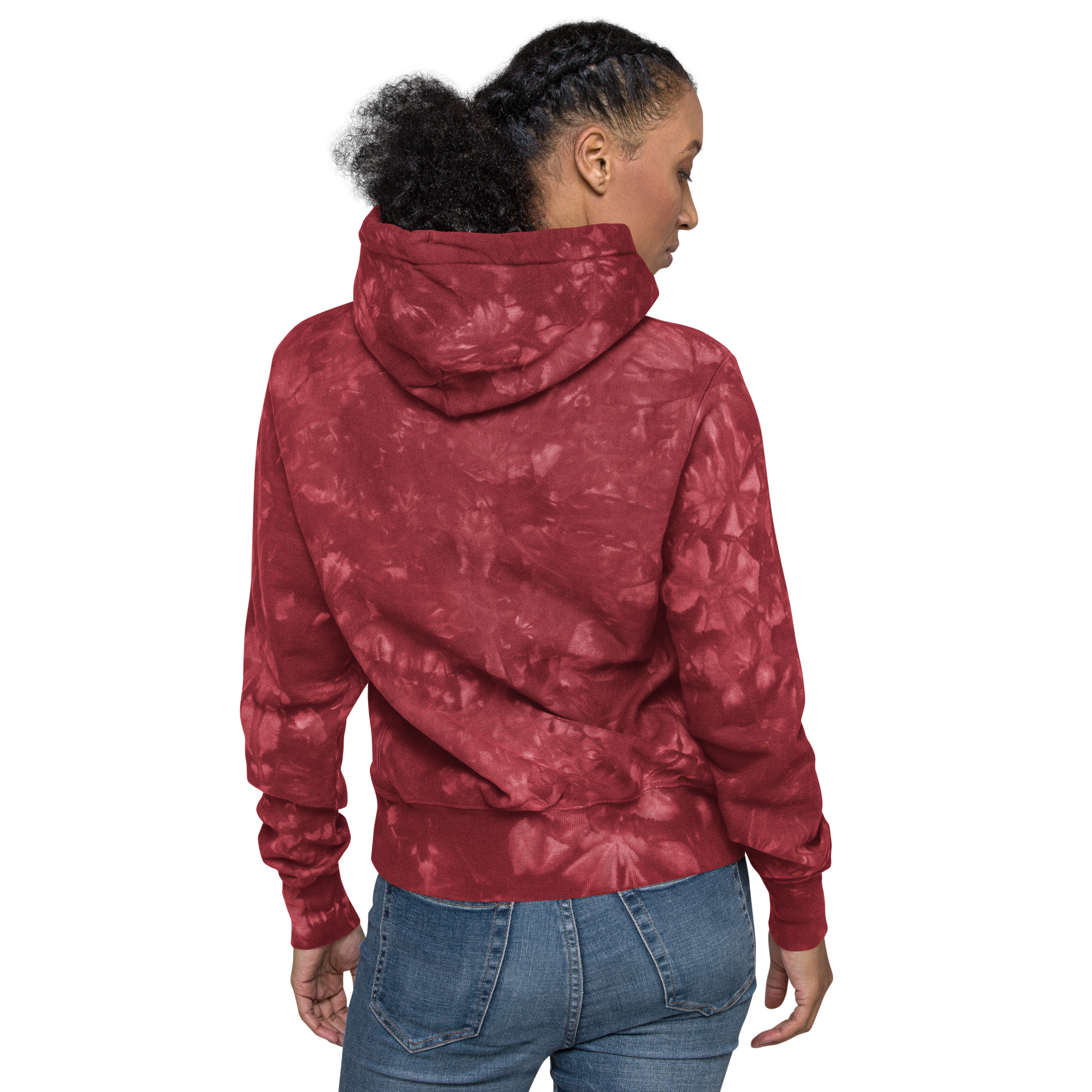 Unisex Champion tie-dye hoodie - Image 13