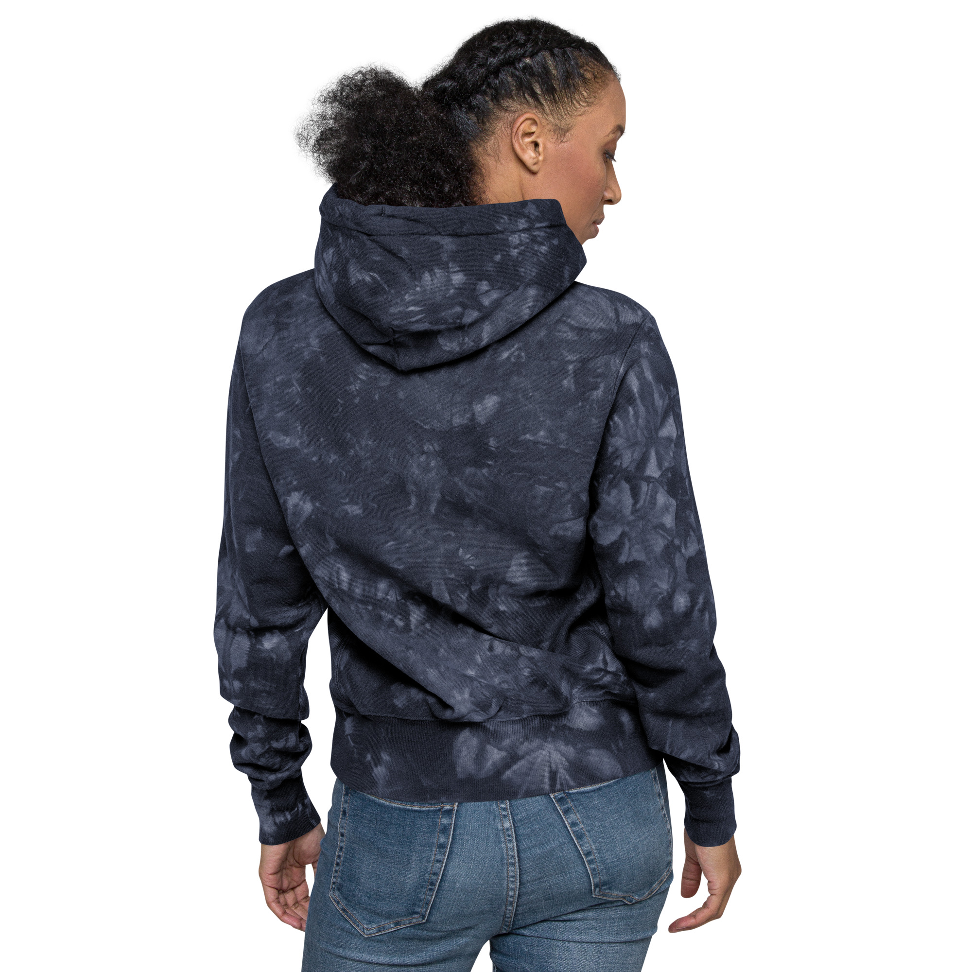 Unisex Champion tie-dye hoodie - Image 10