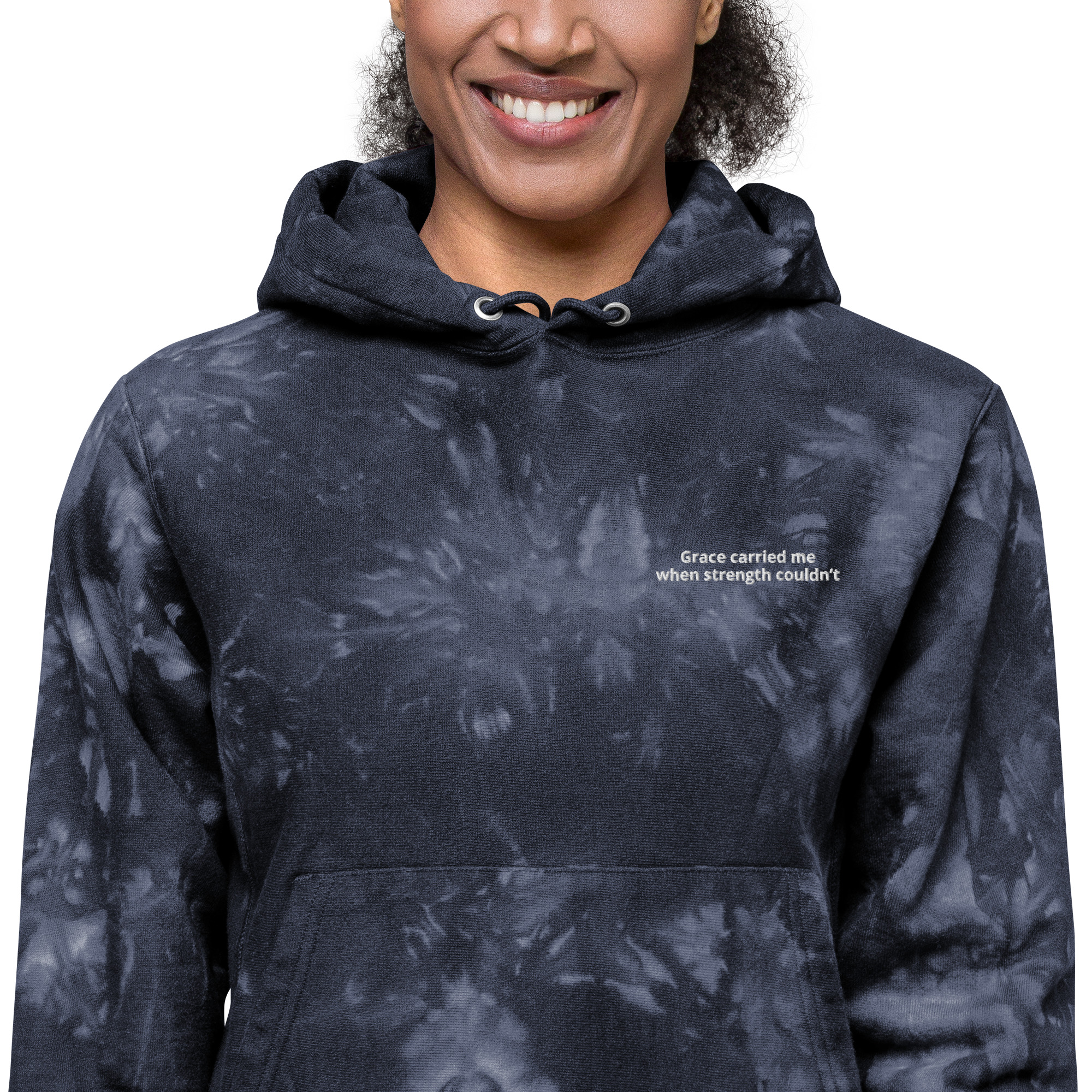 Unisex Champion tie-dye hoodie - Image 8