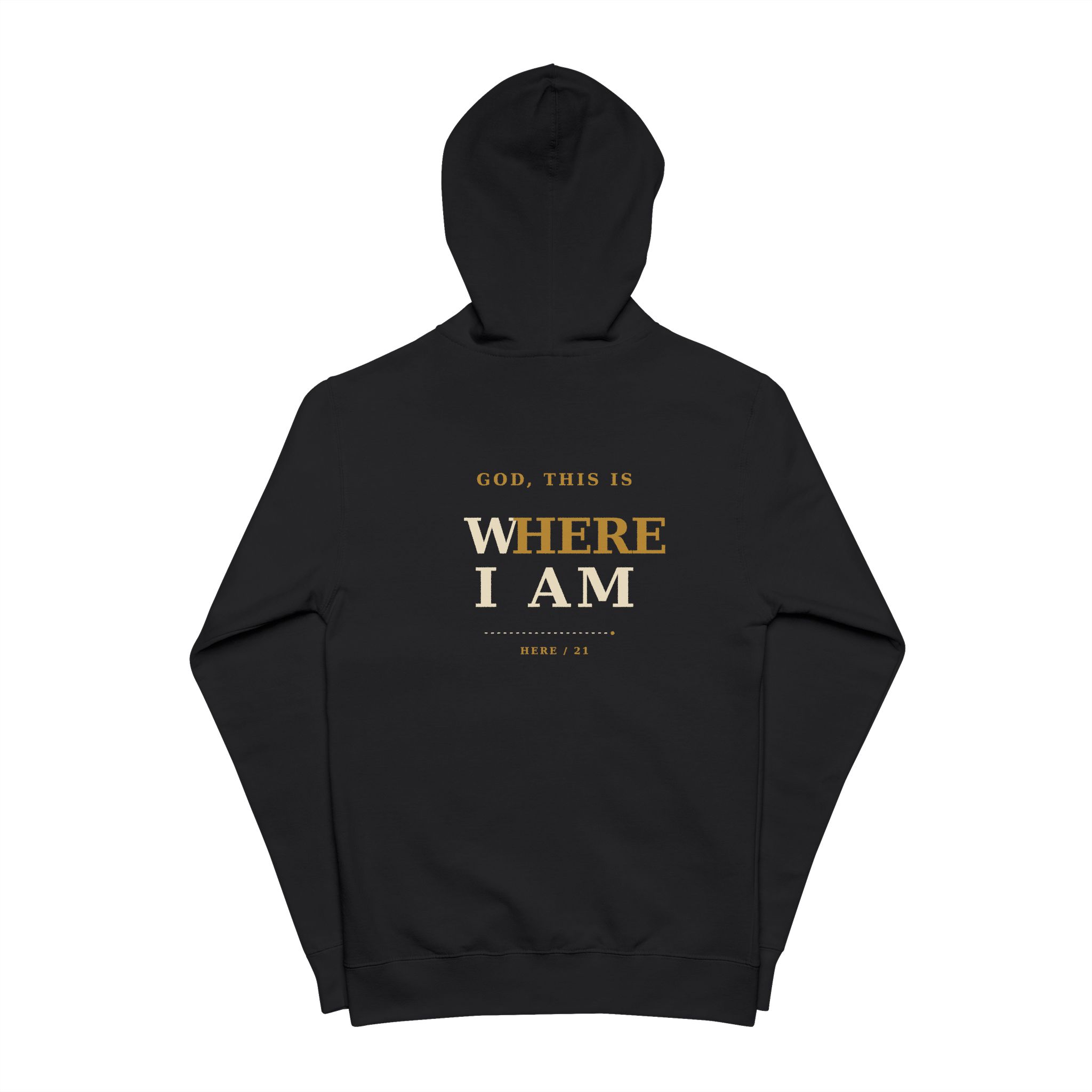 HERE21 alpine green full-zip hoodie - Image 3